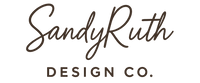 Sandy Ruth Design Co. logo on a white background