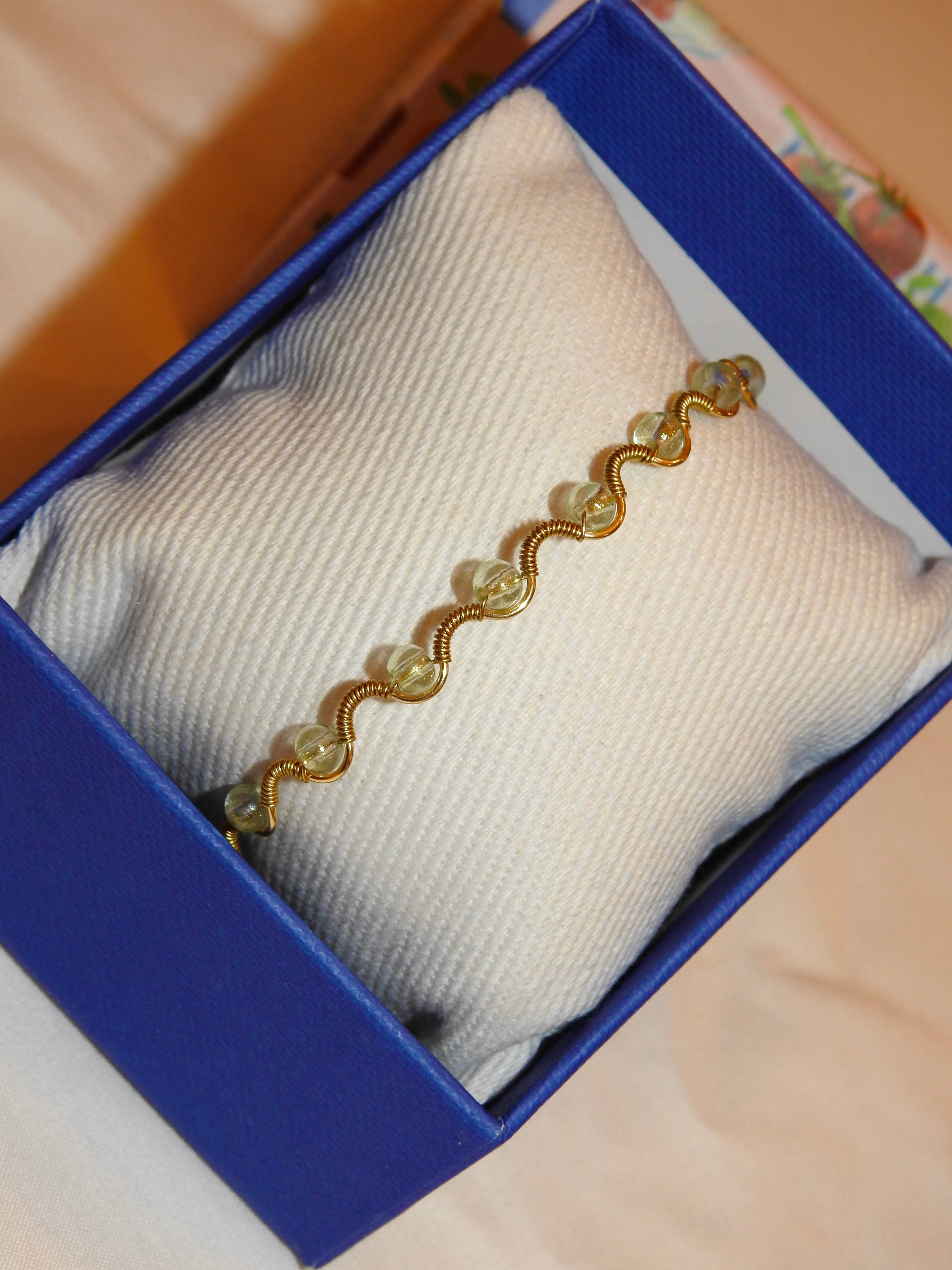 Pastel Green Wrapped Bracelet