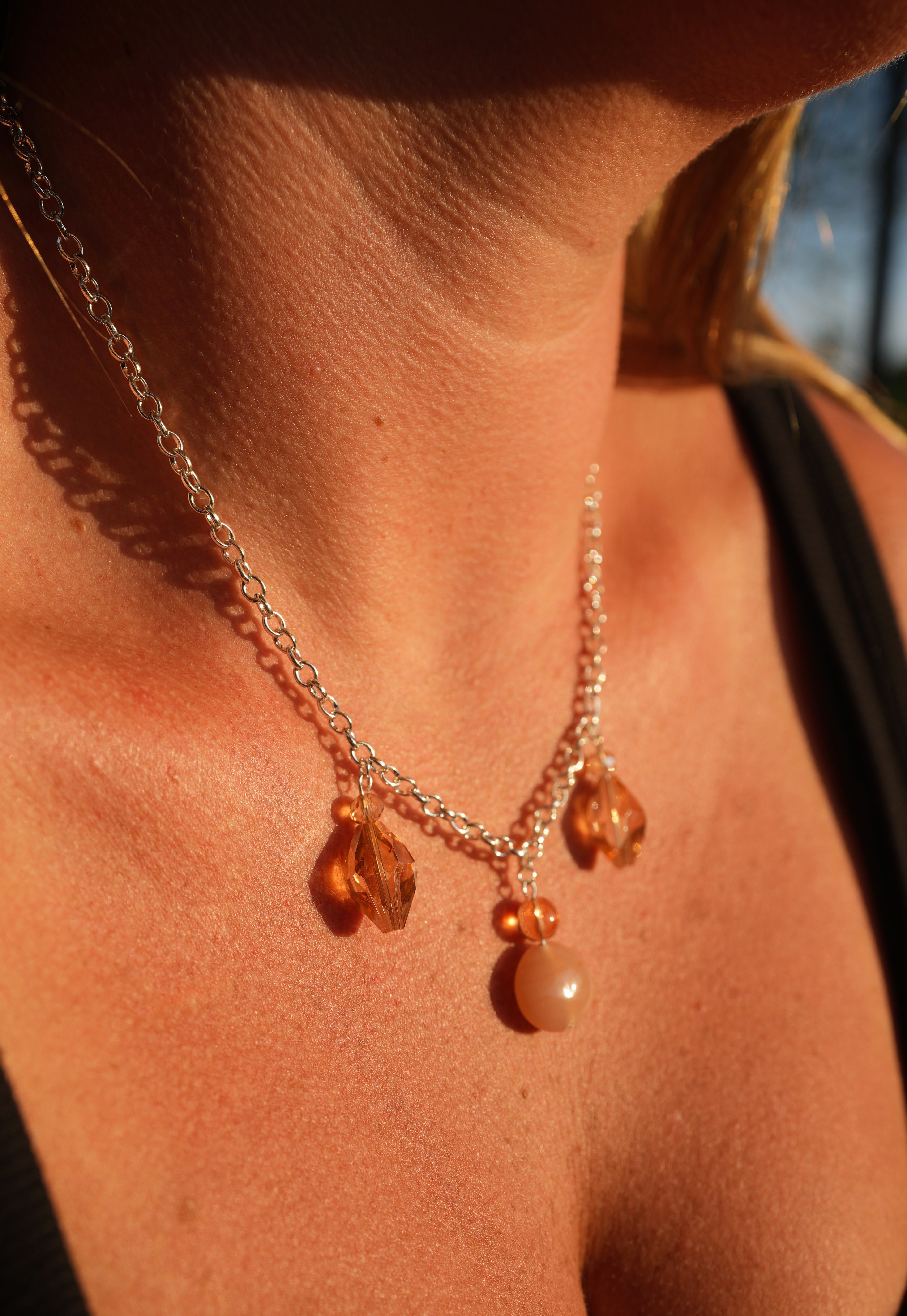 Peachy Coral Necklace