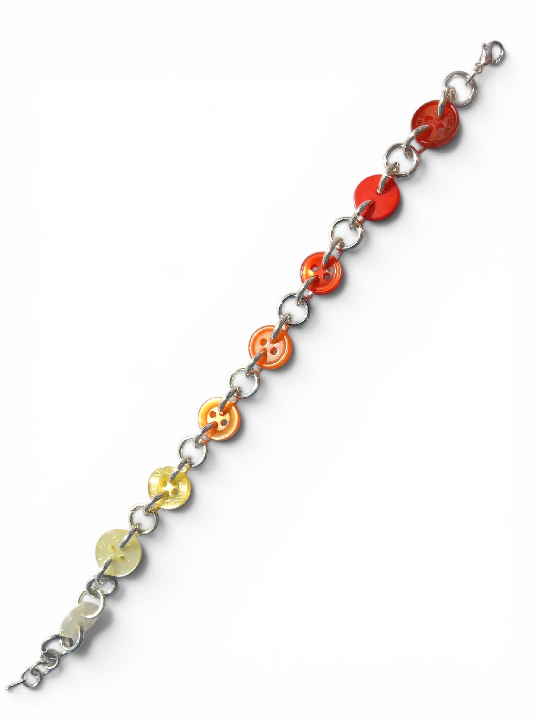 Warm Ombré Button Bracelet