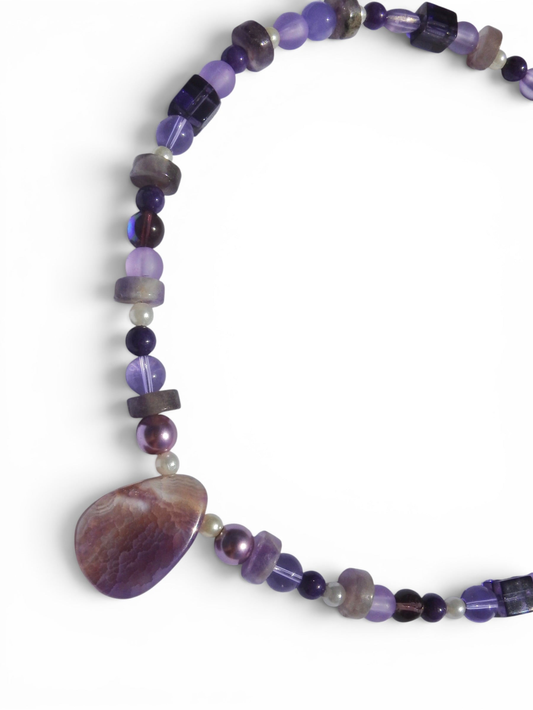 Amethyst Beaded Necklace