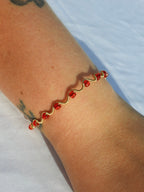 Red Wrapped Bracelet