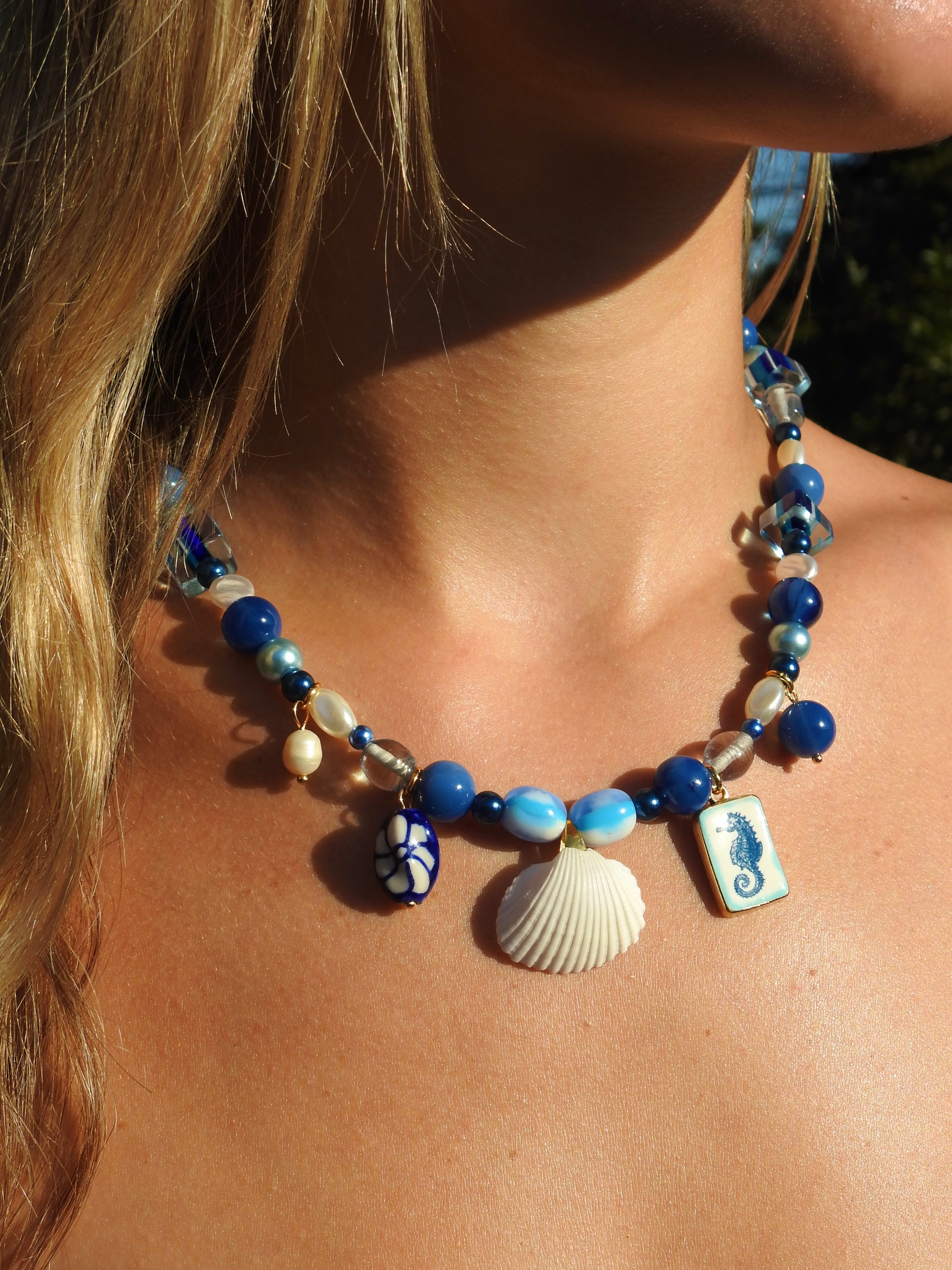 Carolina Beaded Necklace