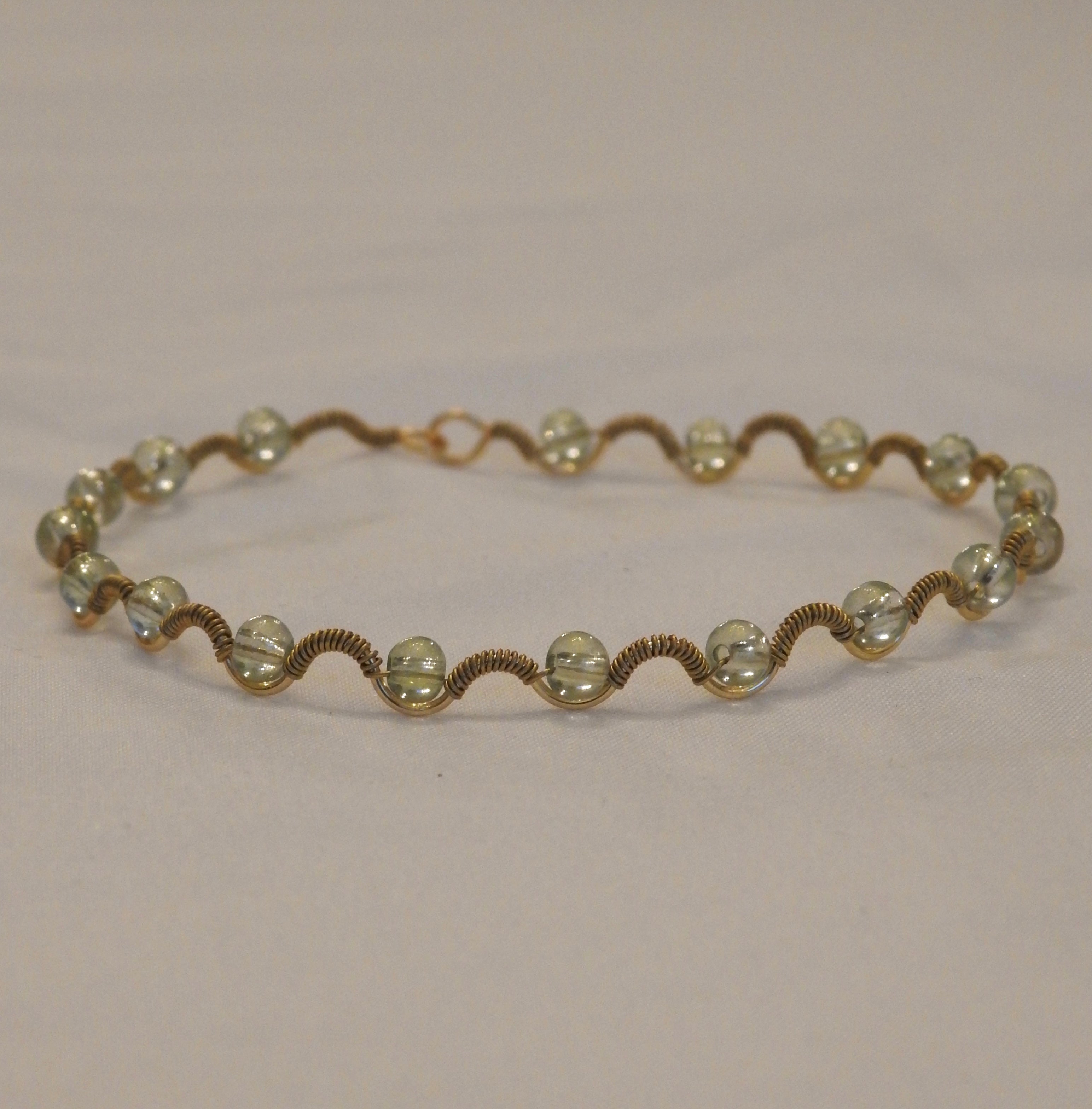 Pastel Green Wrapped Bracelet