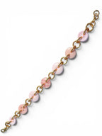 Blush Button Bracelet