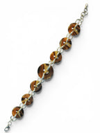Tigers Eye Button Bracelet