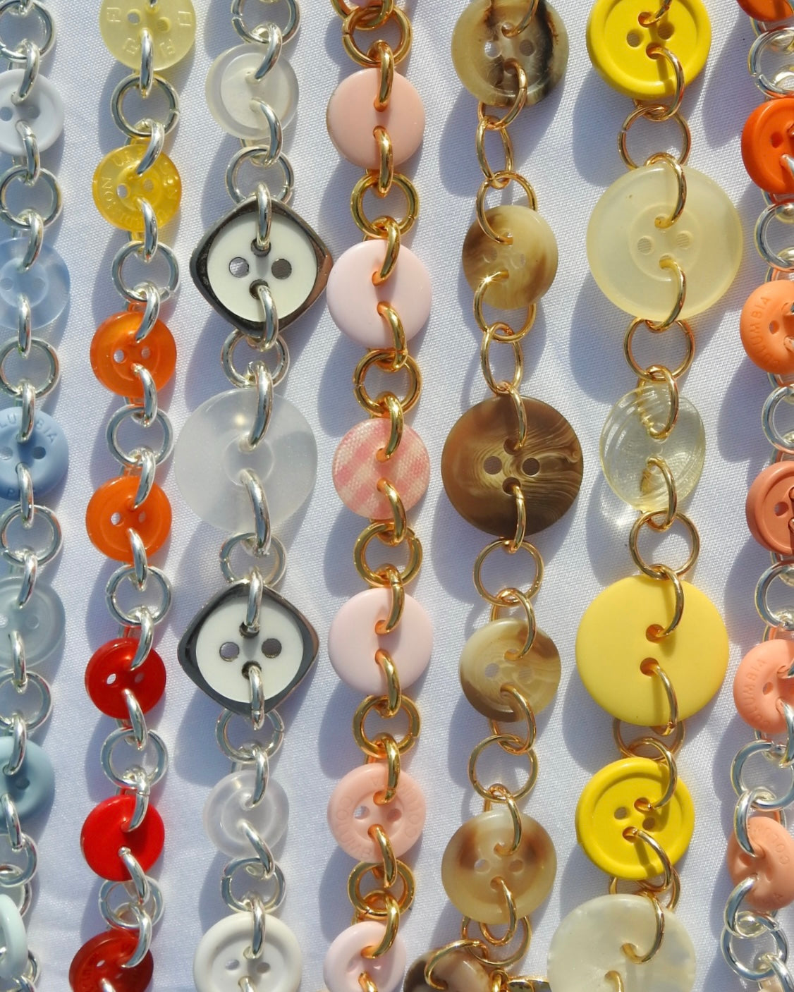 Blush Button Bracelet