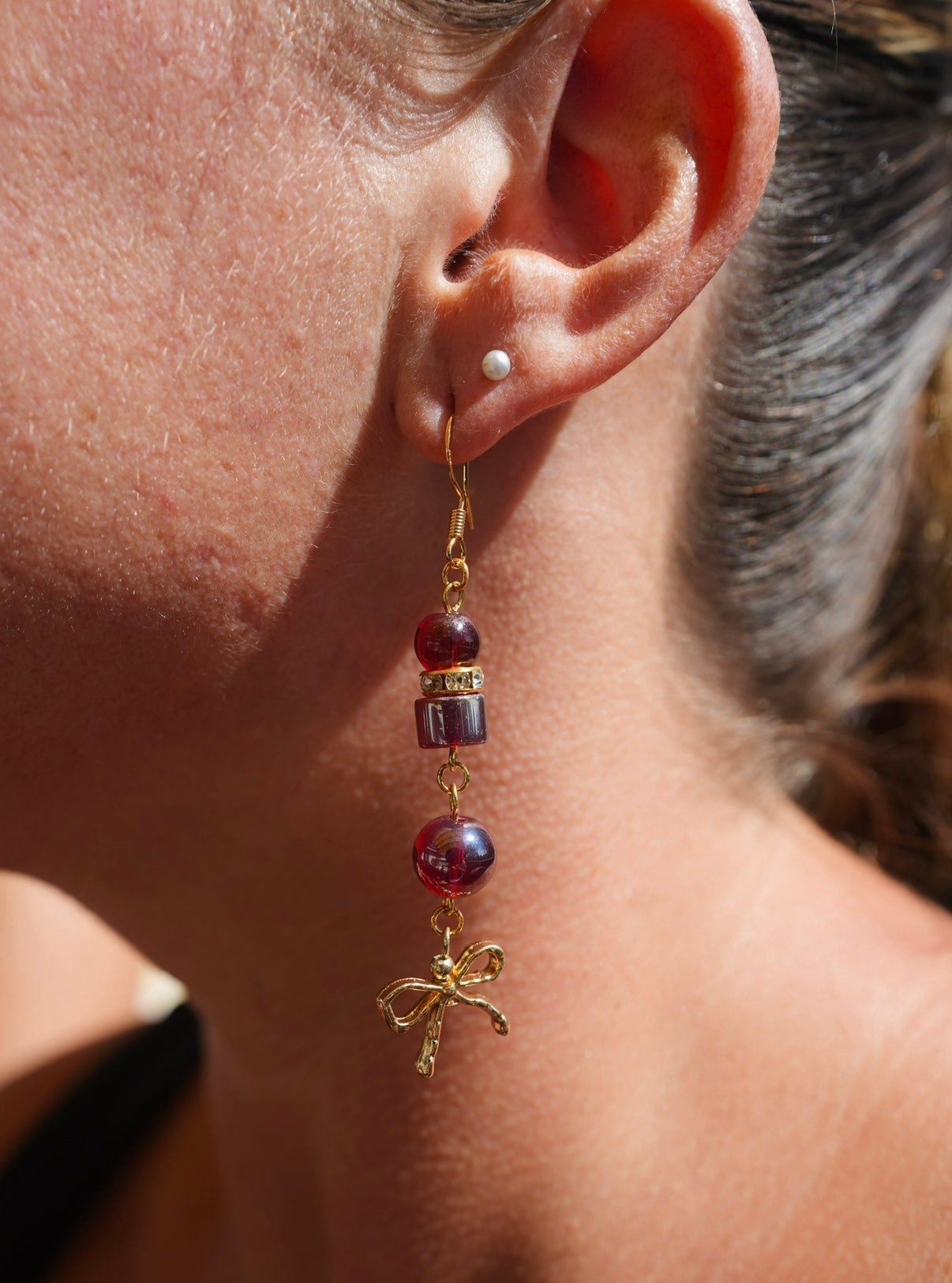Golden Scarlet Earrings