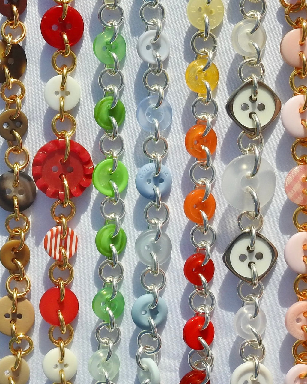 Clouded Button Bracelet