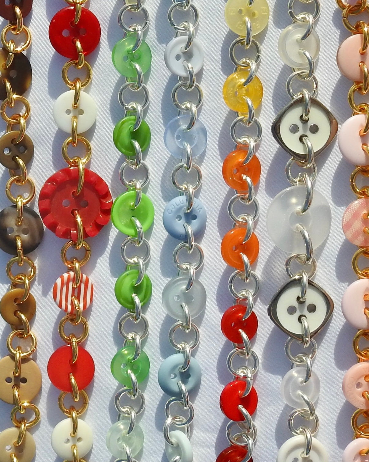 Clouded Button Bracelet